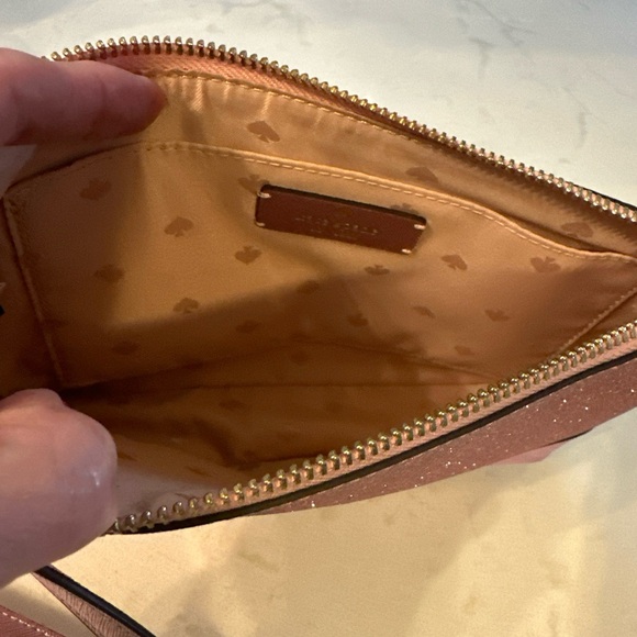 Kate Spade Lola Rose Pink Glitter Crossbody Handbag WKR00081 Beautiful 😍 - Picture 3 of 12